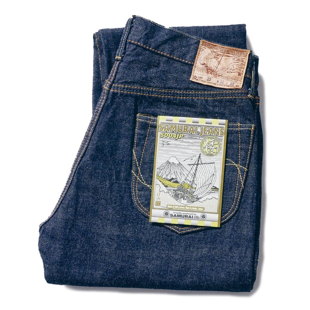 Samurai Jeans S004JP 15OZ YAMATO) SLIM TAPERED MODEL